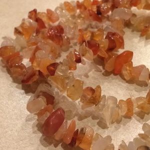 Carnelian agate necklace